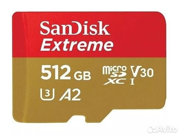 Карта памяти SanDisk Extreme microSD 512гб 190/130