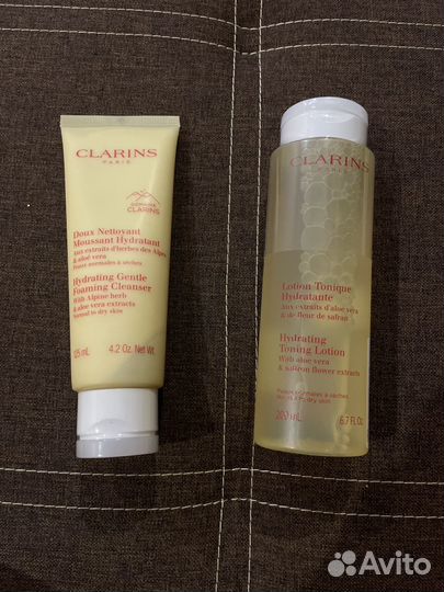 Clarins тоник и пенка