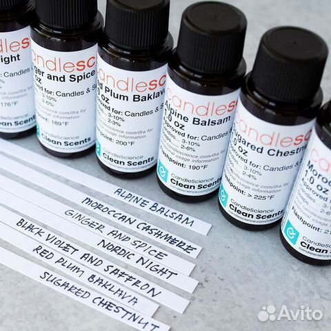 Отдушки масла Candlescience