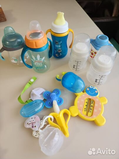 Детские бутылочки + поильники