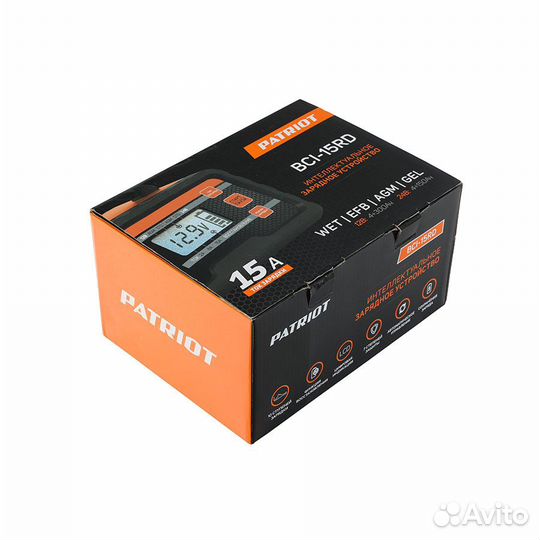 Зарядное устройство Акб Patriot BCI-15RD (12/24В)