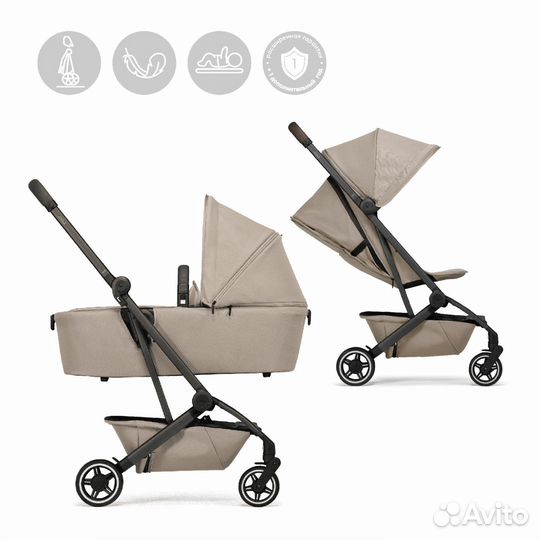 Коляска 2 в 1 Joolz Aer+ Lovely Taupe