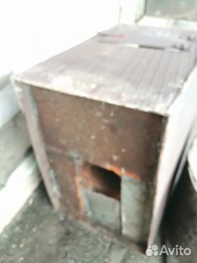 Каменка с баком для бани