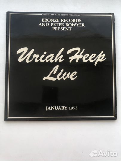2LP Uriah Heep - Uriah Heep Live/ Rock 1973 Orig