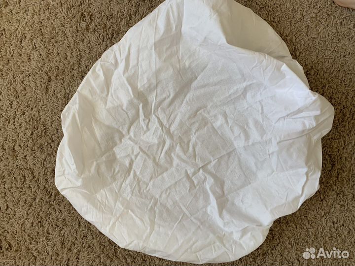 Простынь на резинке на круглый матрац новая