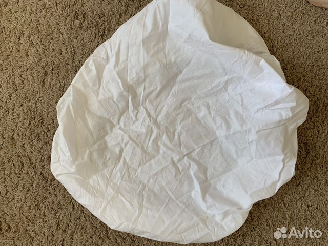 Простынь на резинке на круглый матрац новая