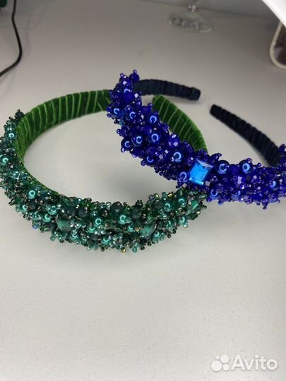 Ободок для волос ручной работы