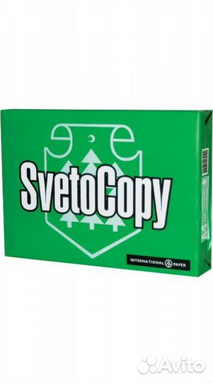 Бумага для принтера SvetoCopy A4 80г/кв.м 500 л