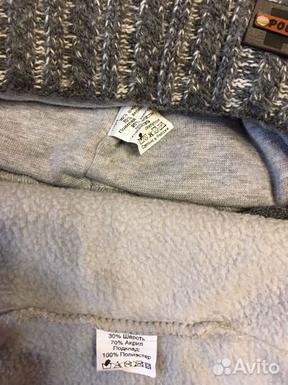 Детская шапка и снуд зима 4-5 лет