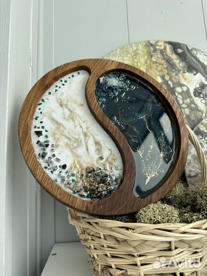 Разделочные доски и менажницы из дуба