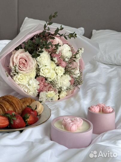 Стильный авторский букет цветов