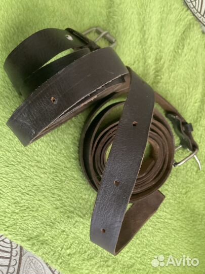 Ремень из натурально кожи 185 см