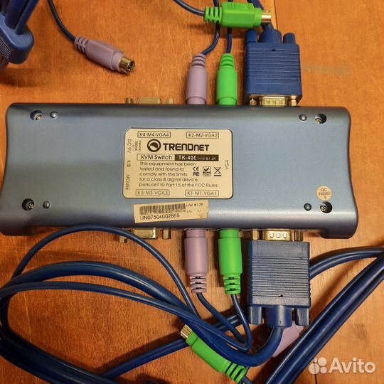 Переключатель KVM trendnet TK-400