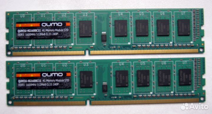 Модули памяти DDR3 4Gb