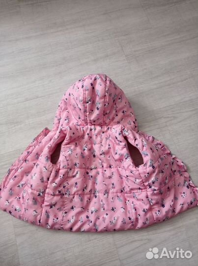 Жилетка утепленная для девочки 6 мес