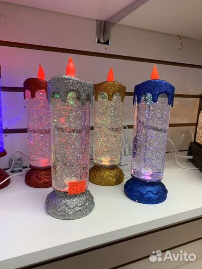 Новогодние музыкальные свечи для дома