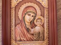 Икона из бересты "Казанская богородица"