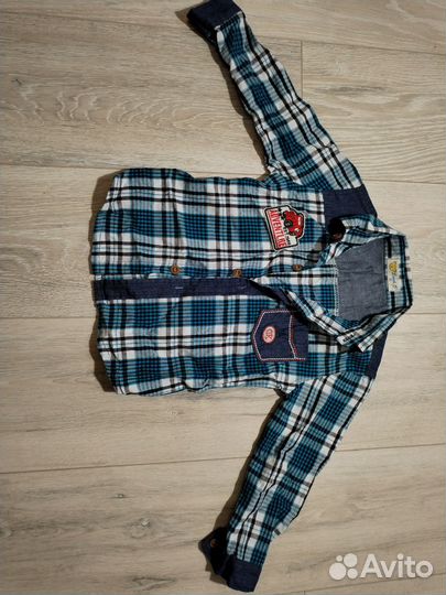 Рубашки детские 2-4 года