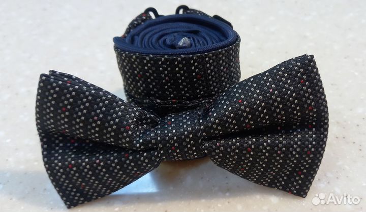 Бабочка и галстук для подростка