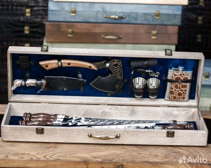 Набор подарочный для барбекю в футляре