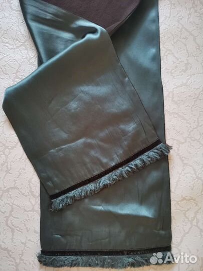 Винтажный шарф шерсть шелк