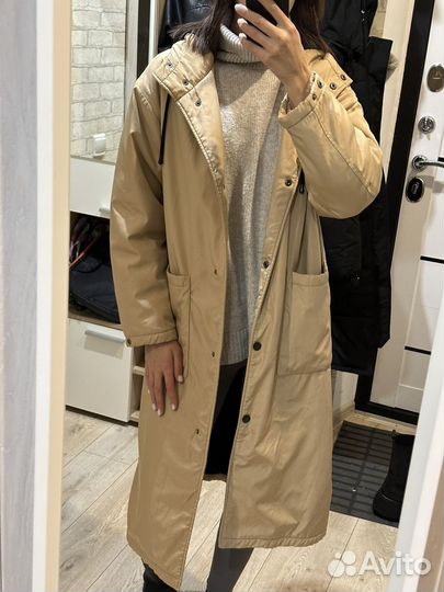 Плащ теплый