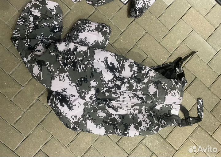 Зимний костюм камуфляж мужской