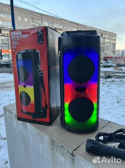 Блютуз колонка zqs