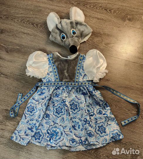 Костюм мышки для девочки 2-3 года