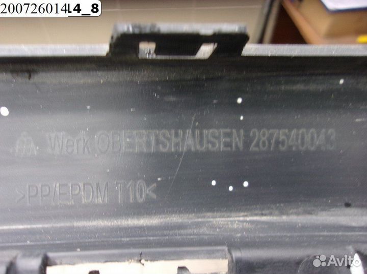 Mercedes GLA X156 Юбка заднего бампера