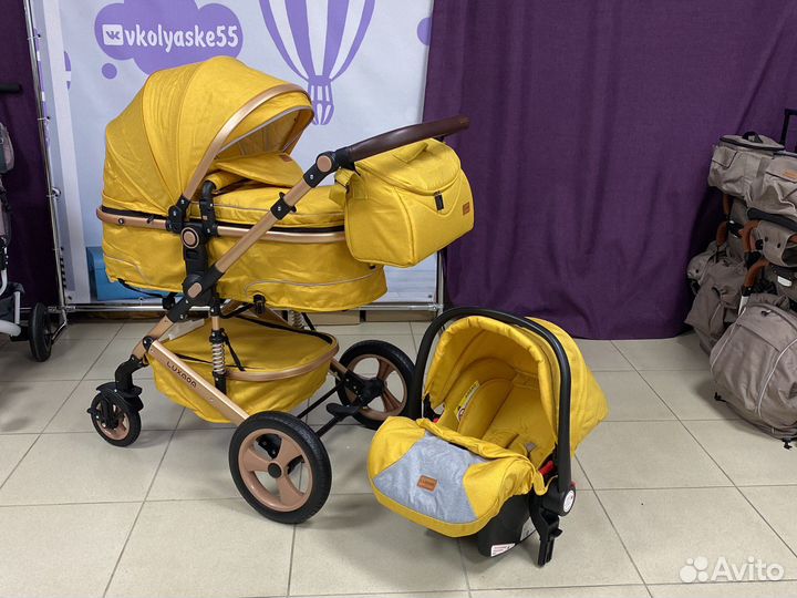 Коляска с перекидной ручкой