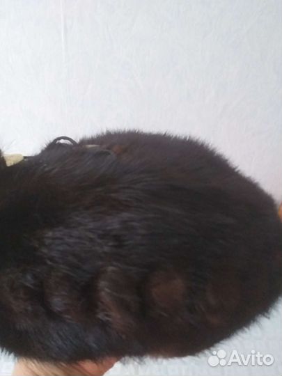 Беретка норковую женская