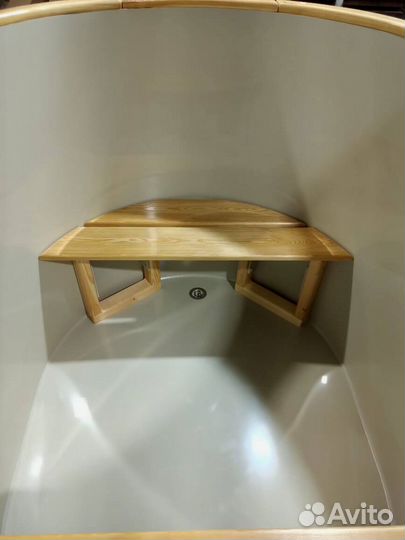 Купель для бани со вставкой