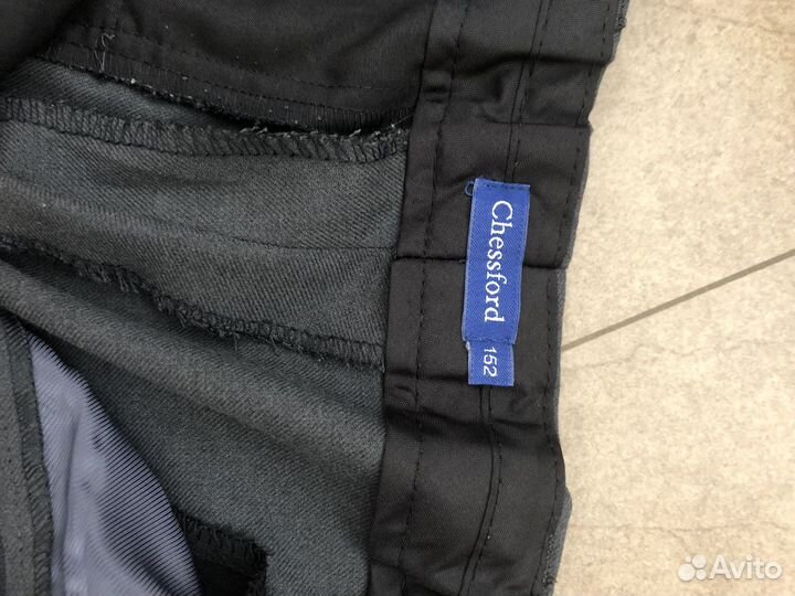 Школьные брюки серые