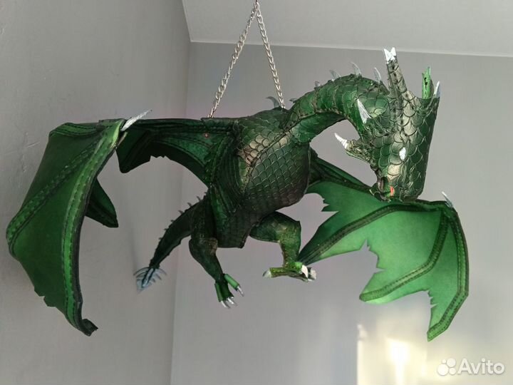 Дракон из натуральной кожи