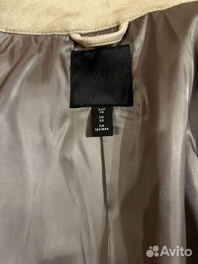 Мужская замшевая куртка H&M