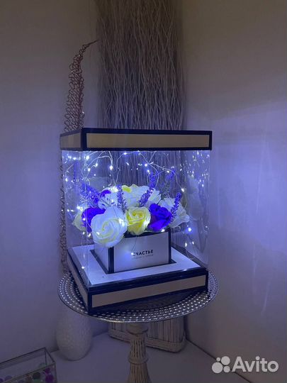 Цветы розы из мыла доставка 24/7Новинка