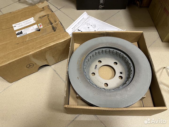 Оригинальные тормозные диски Mercedes W213