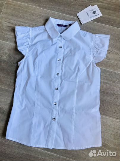 Блузка школьная для девочки новая 146 размер
