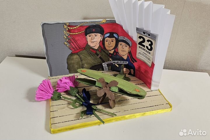 Поделка к 23 февраля в детский сад, школу