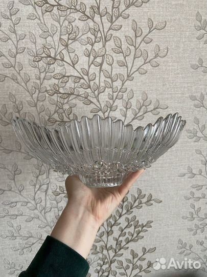 Хрустальная ваза для фруктов