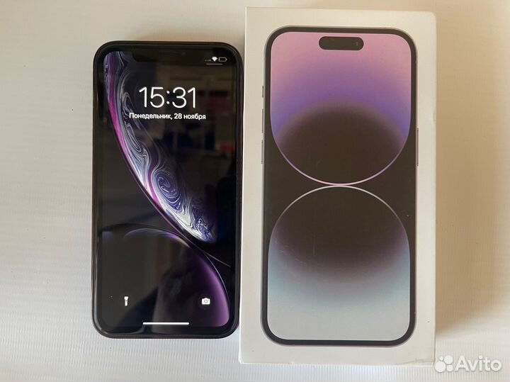 iPhone XR в корпусе 14 pro 128гб