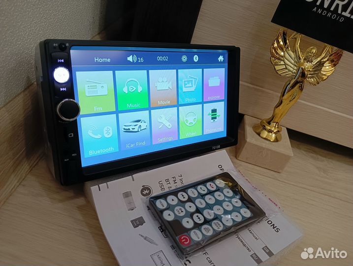 Новая 2DIN магнитола универсальная
