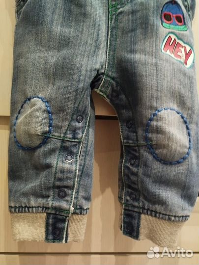 Джинсовый костюм для малыша