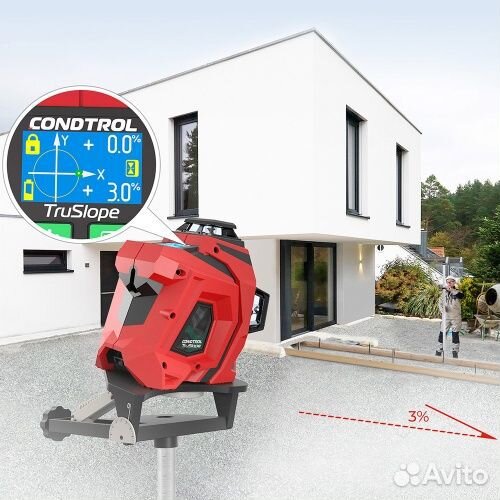 Лазерный нивелир condtrol XLiner TruSlope