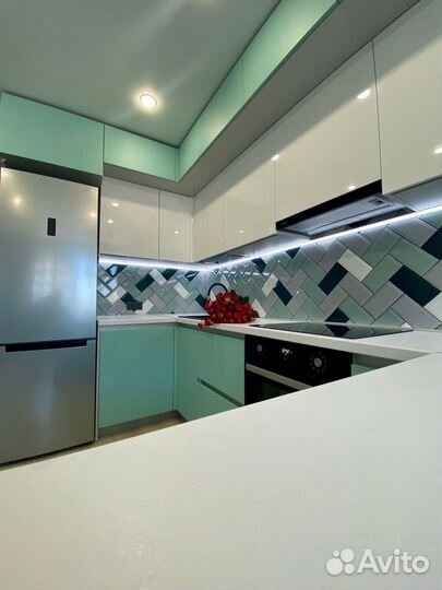 Кухня под потолок из мдф на заказ