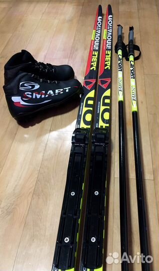 Лыжи беговые с ботинками