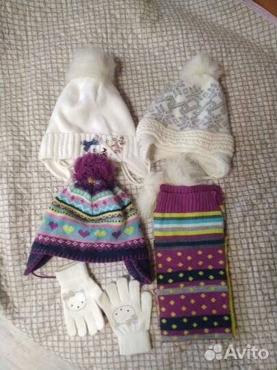 Шапки на 4-6 лет