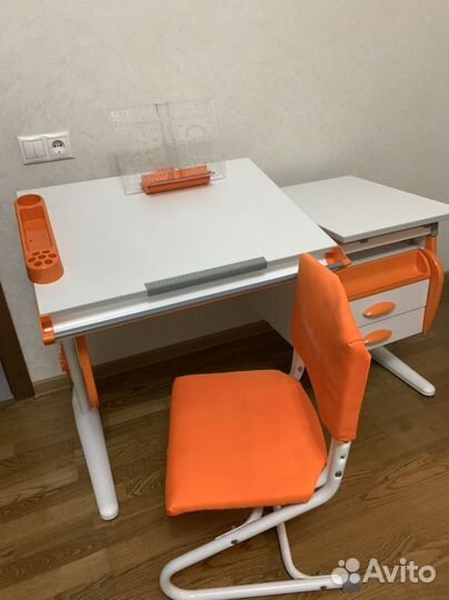 Растущая парта Дэми + растущий стул