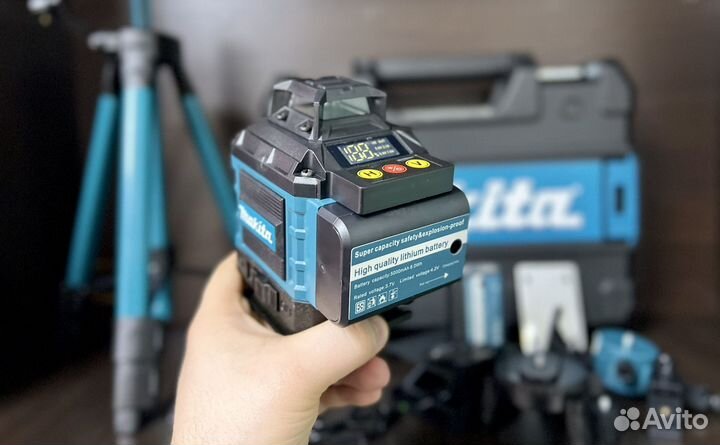 Лазерный уровень нивелир 3D новый 16 лучей